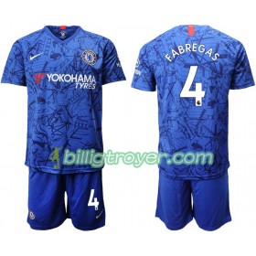 Billige Fotballdrakter Chelsea Fabregas 4 Barn Hjemmedraktsett 2019/20 Kortermet